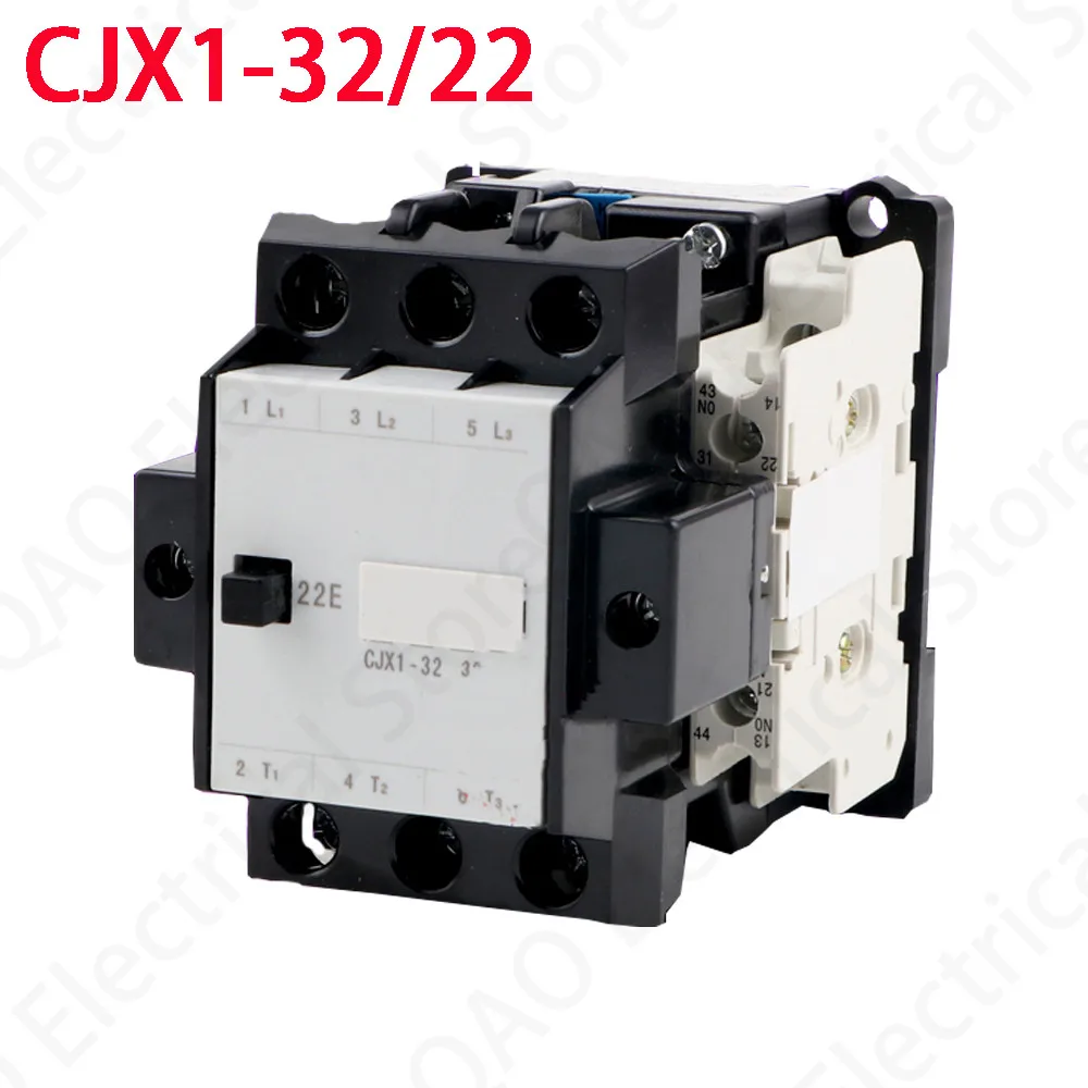 

CJX1-32/22 2NO+2NC AC Contactor AC220V AC380V AC110V AC36V AC24V (3TB)