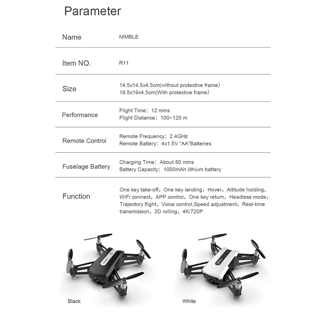 2,4G wifi 4K камера HD Квадрокоптер 12 мин длительность полета высота удержания FPV Дрон игрушки с дистанционным управлением