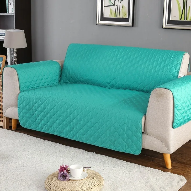 Sofa Couch Cover Chair Throw Pet Dog Kids Mat Furniture Protector Reversible Removable Armrest Slipcovers 1