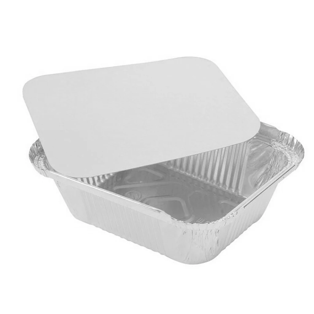 10/20/25 Pcs/set Aluminum Foil Grill Drip Pans Recyclable Grease Pans Tray for BBQ Baking Use Silver