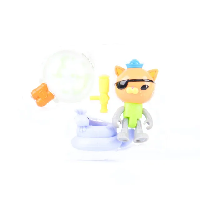 Octonauts 6 Different styles Barnacles Peso Kwazii Tweak Vegimal Gift box Anime Mini Action Figure Model Toys Christmas Gift no box