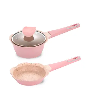 

Pan Milk Pot Non-stick Wok Baby Baby Food Supplement Pot Wok Small Hot Pot with Soup Pot Hotpot Cooking Pan Frying Pot Kitchen
