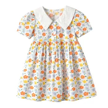

HIgh Quality Girl Princess Dress Summer Kid Girls Dress Floral Sweet Children Party Suits Butterfly Costume Children Clothing