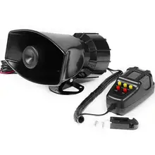 HiMISS 5 тон звук автомобиля Сирена автомобиля микрофон Акустическая система аварийный усилитель звуков Электрический гудок звук PA микрофон системы