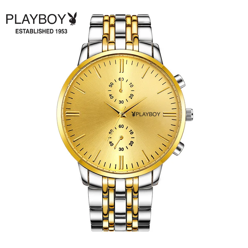 

Genuine Product MEN'S Watch Waterproof Fine Steel Belt Quartz Watch Students Fashion Casual Business Watch