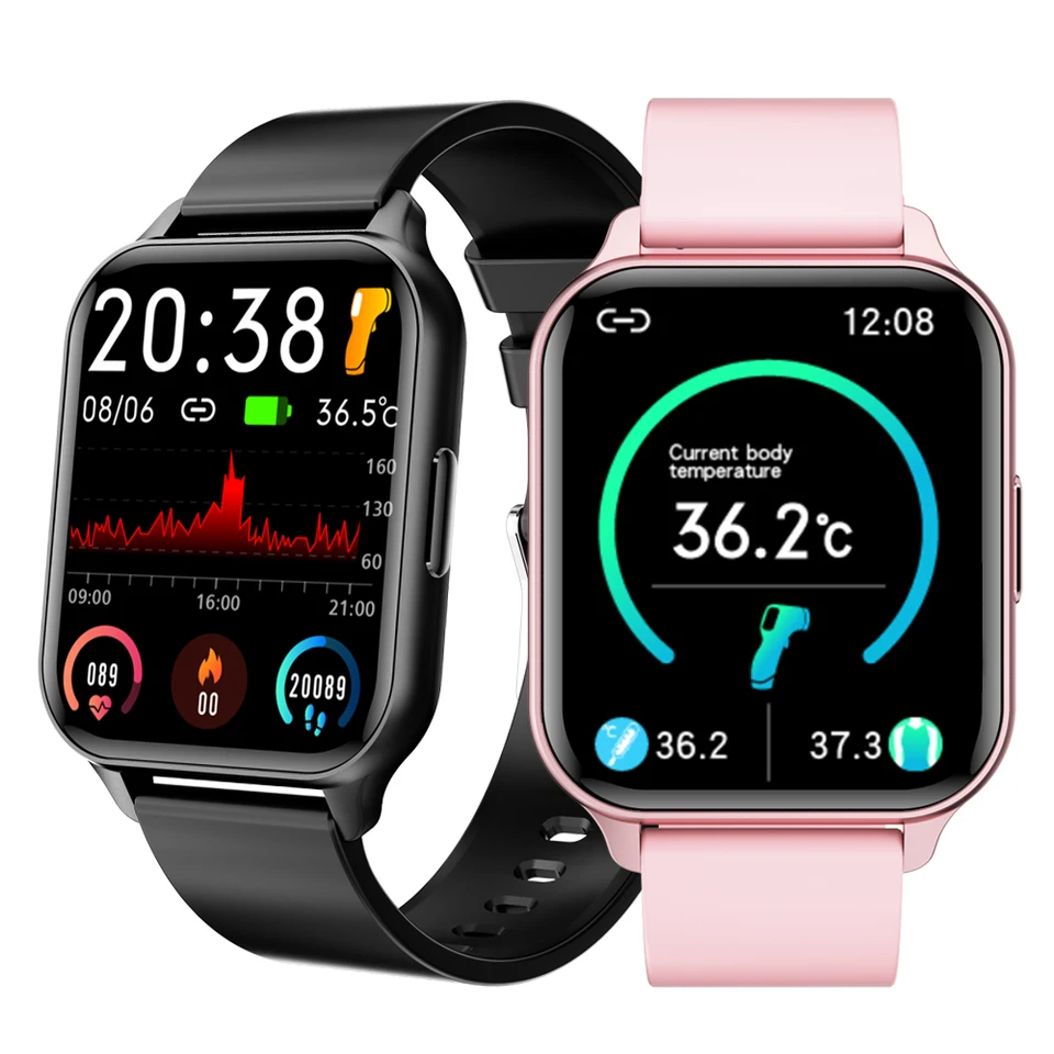 1.7 بوصة ساعة ذكية الرجال النساء بلوتوث ساعة ذكية مخصصة خلفية متعددة جهاز  مراقبة اللياقة الرياضية Q26 ل أندرويد IOS ساعات المعصم _ - AliExpress Mobile