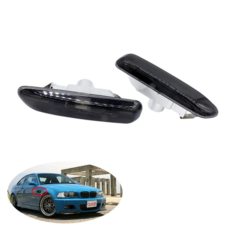 

Поворотный индикатор, 1 пара, боковые габаритные светильник ни для BMW 3 серии E46 316I 318I 325I X3 E83 E90 4D/2D 1999-2003