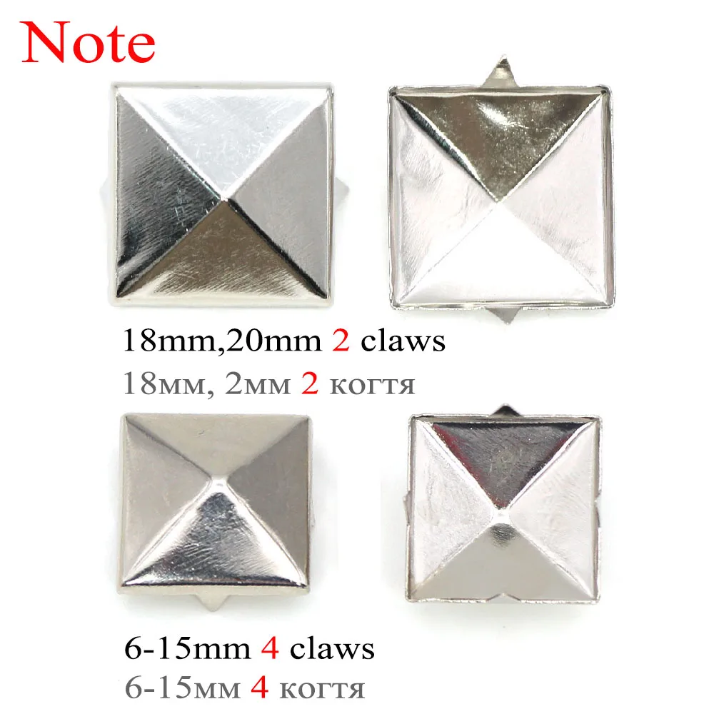 100Pcs 10mm DIY Punk Rock Silver Decorative Studs And Spikes Rivets For  Clothes Leather Craft Clothing Shoes Bags Decoration - Price history &  Review, AliExpress Seller - Drive to Green Store