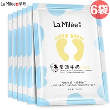 6 шт. увлажняющее молочко маска для ног пленка для отшелушивания маска для удаления омертвевшей кожи Детокс для ухода за ногами