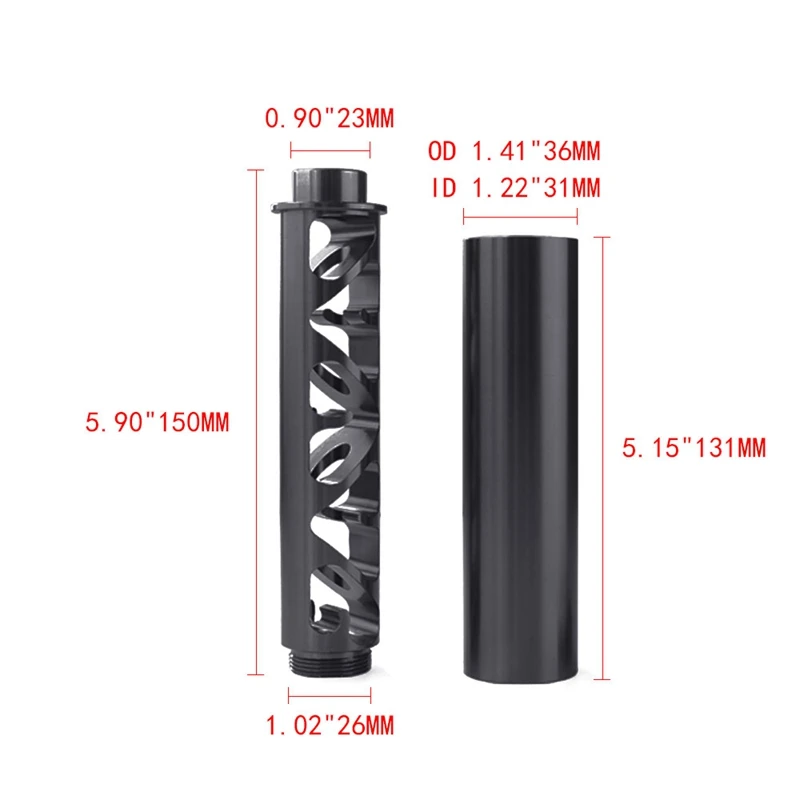 Spiral 1/2-28 Single Core Car Fuel Filter for NAPA 4003 WIX 24003 Fuel Trap Solvent Filters 6 Inch