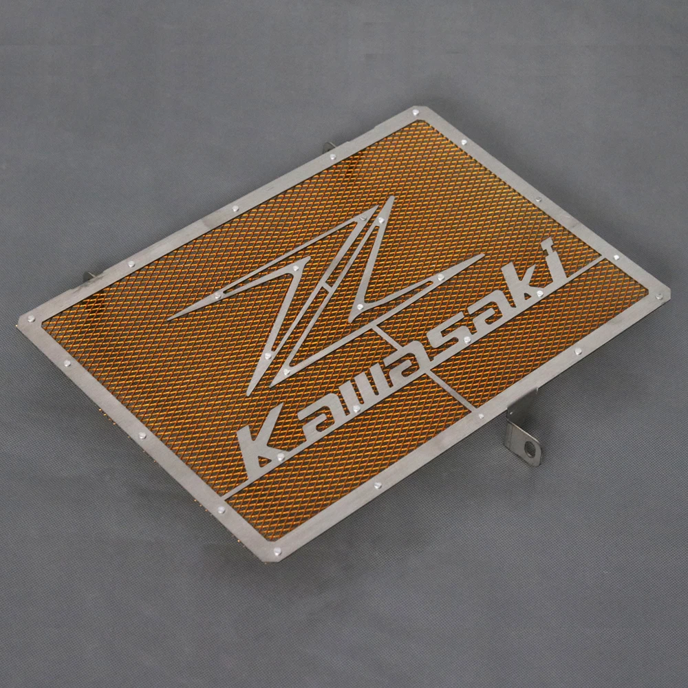 Золотой Для Kawasaki Z750 Z800 ZR800 Z1000 Z1000SX решетка радиатора мотоцикла из нержавеющей стали защитная крышка - Цвет: Золотой