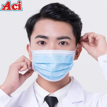 

Fast Delivery Disposable Face Mask 3 Layer Filter Protective Meltblown Non-Wove Anti Dust Safety Disposable Mouth Masks