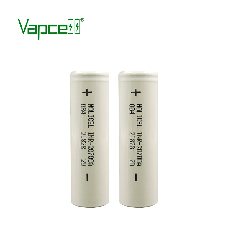 Vapcell 20700 высокомощная литий-ионная аккумуляторная батарея 3,7 V INR20700A 3000mah 30A