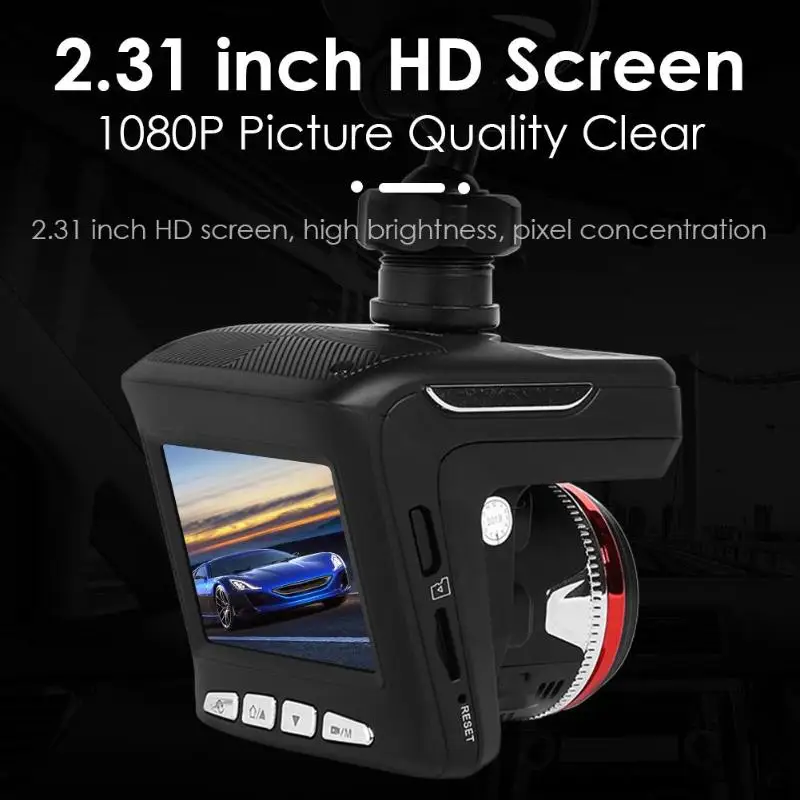 Автомобильный видеорегистратор, камера, радар-детектор X7 HD, светодиодный usb-прикуриватель с присоской 1080 p, 30 кадров, 140 объектив, видеорегистратор