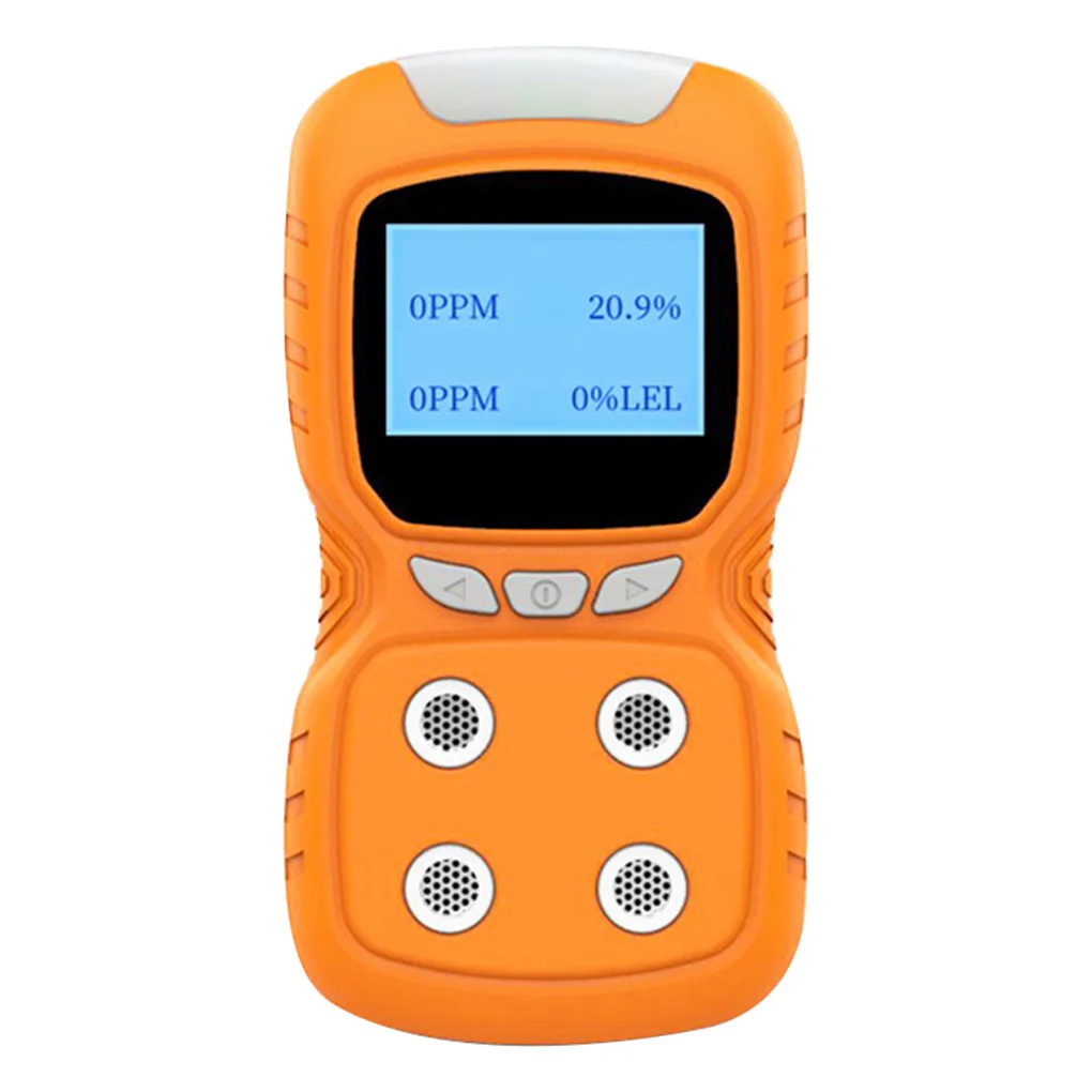 

4 in 1 Gas Detector CO Digital Handheld Toxic Gas Carbon Monoxide Detector Hydrogen Gas Tester LCD Display