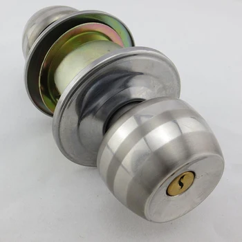 

Stainless Steel Ball Lock Indoor Bedroom Door Lock Living Room Bathroom Door Handle Rotary Lock