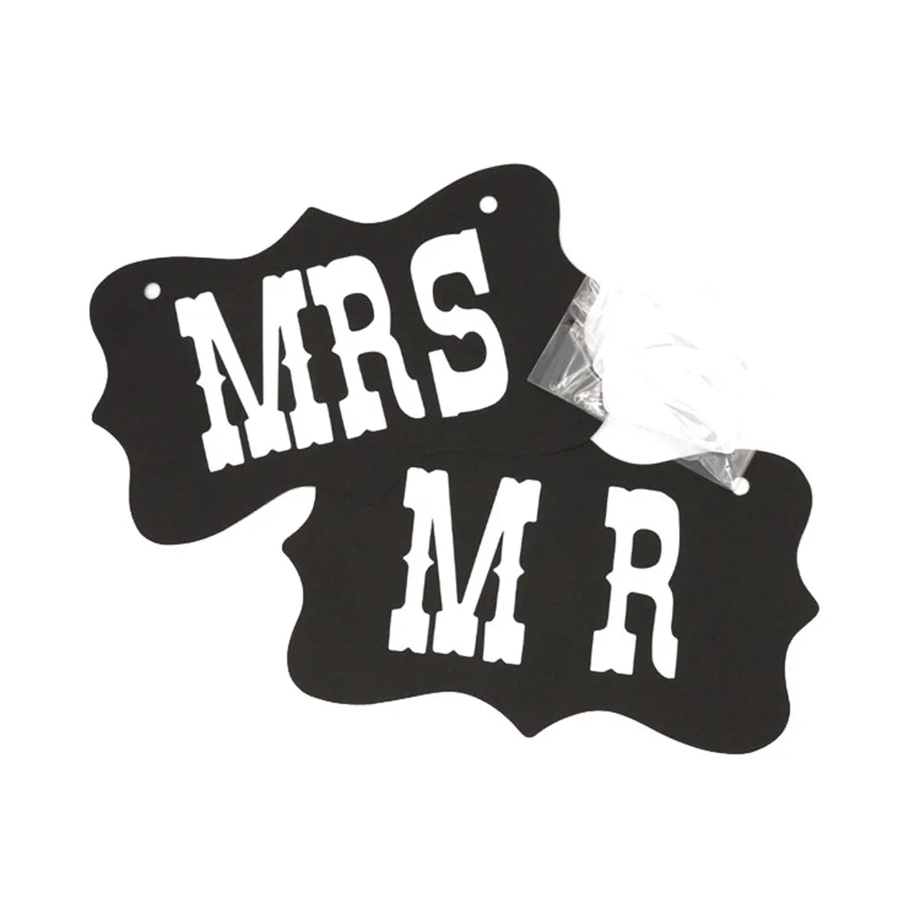 Свадебный декор 1 пара Mr & Mrs стула для свадебной вечеринки украшение фотосъемки