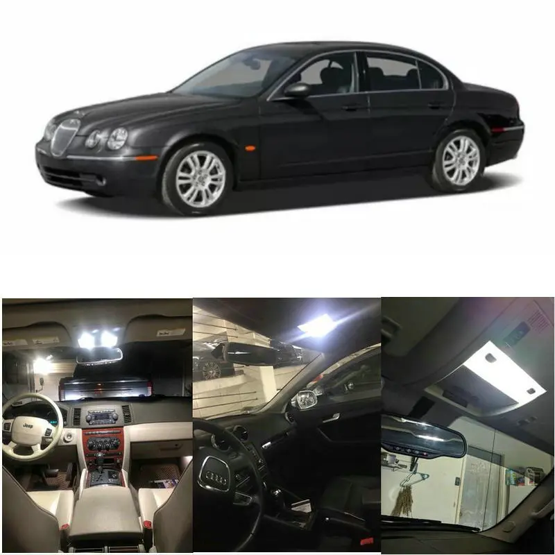 Светодиодный светильник для салона автомобиля комплект Jaguar S Type Super V8 Vanden Plas XJ8 XJR