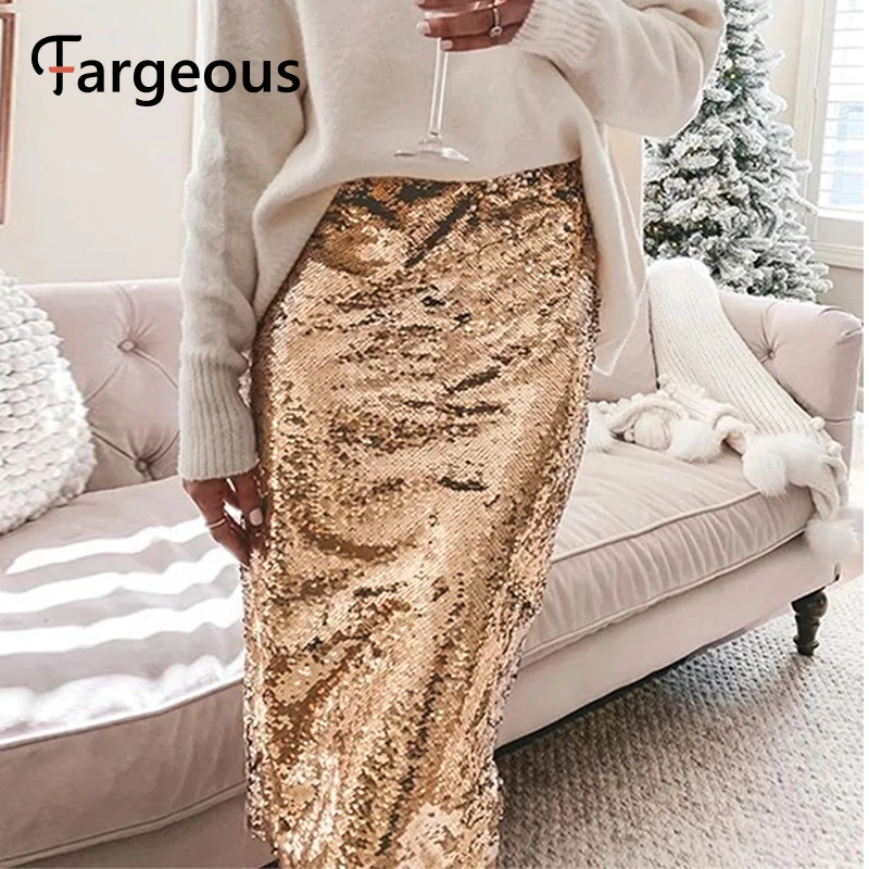 Fargeous платье с открытыми плечами сексуальное Высокая Талия юбки средней длины