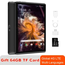 Recentes 10.1 polegada Tablet Android 9.0G Phablet 4 SC9863A 32 6 Octa Core 1280*800 IPS GB de RAM GB ROM Tablet PC Dual Camera GPS планшет