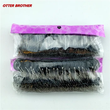 

1200Pcs/200Groups Fishing Float Black Rubber Stopper Bobber Stopper Float Space Bean Oval Fishing Line Tackle Accessories