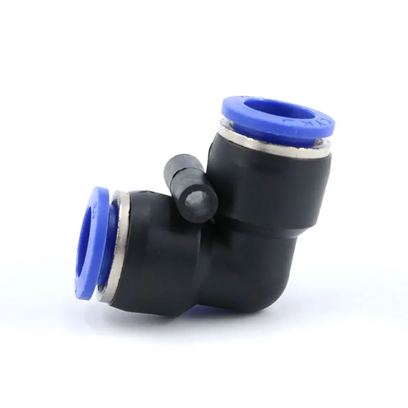 

L-shaped elbow 10mm 8mm 6mm 12mm 4mm OD hose tube one touch push in air Gas pneumatic plastic connector fittings quick fit