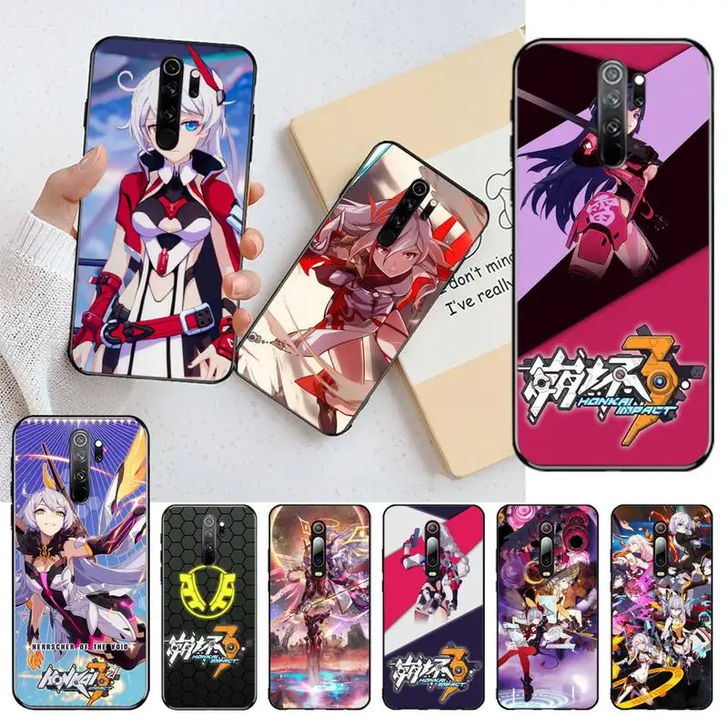 Чехол-чехол для телефона HUAGETOP honkai impact 3rd Redmi Note 9 8 8T 8A 7 6 6A Go Pro Max K20 | Мобильные
