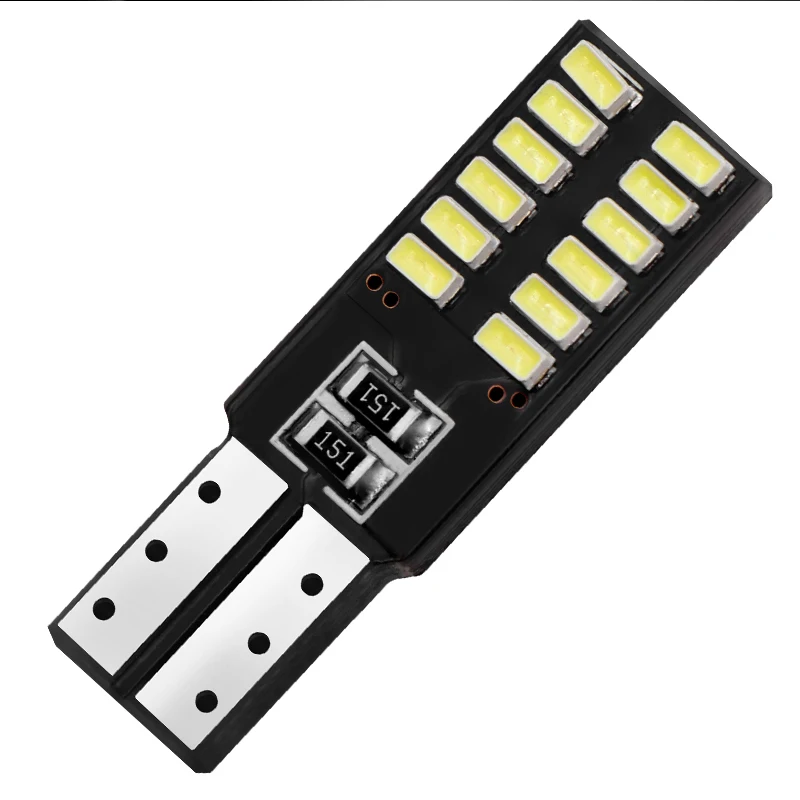 1 шт. автомобильный Стайлинг светодиодный T10 24smd светодиодный лампочка автомобиля CANBUS без ошибок 12 В 24 в супер яркая прозрачная лампа белые автомобильные аксессуары
