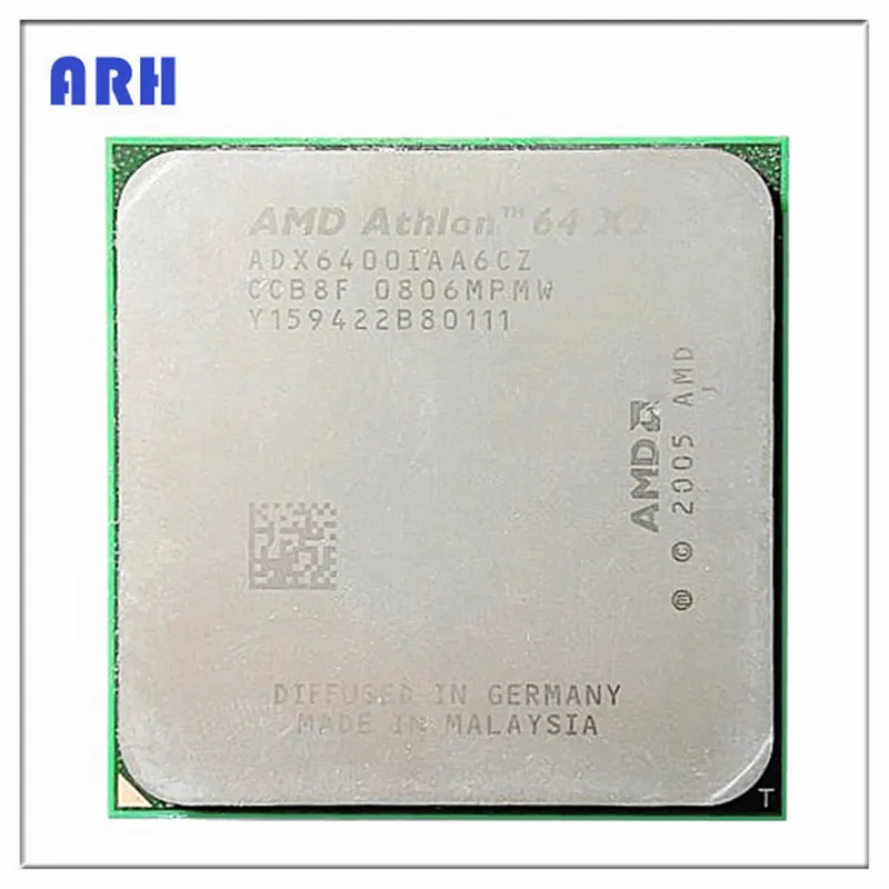 Двухъядерный процессор AMD Athlon 64 X2 6400 + 3 2 ГГц ADX6400IAA6CZ Разъем AM2 | Электронные