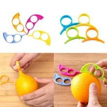 4 шт. Оранжевый Овощечистка грейпфрут цитрусовые овощечистки легко использовать для домашнего кухонного инструмента случайный цвет практичный