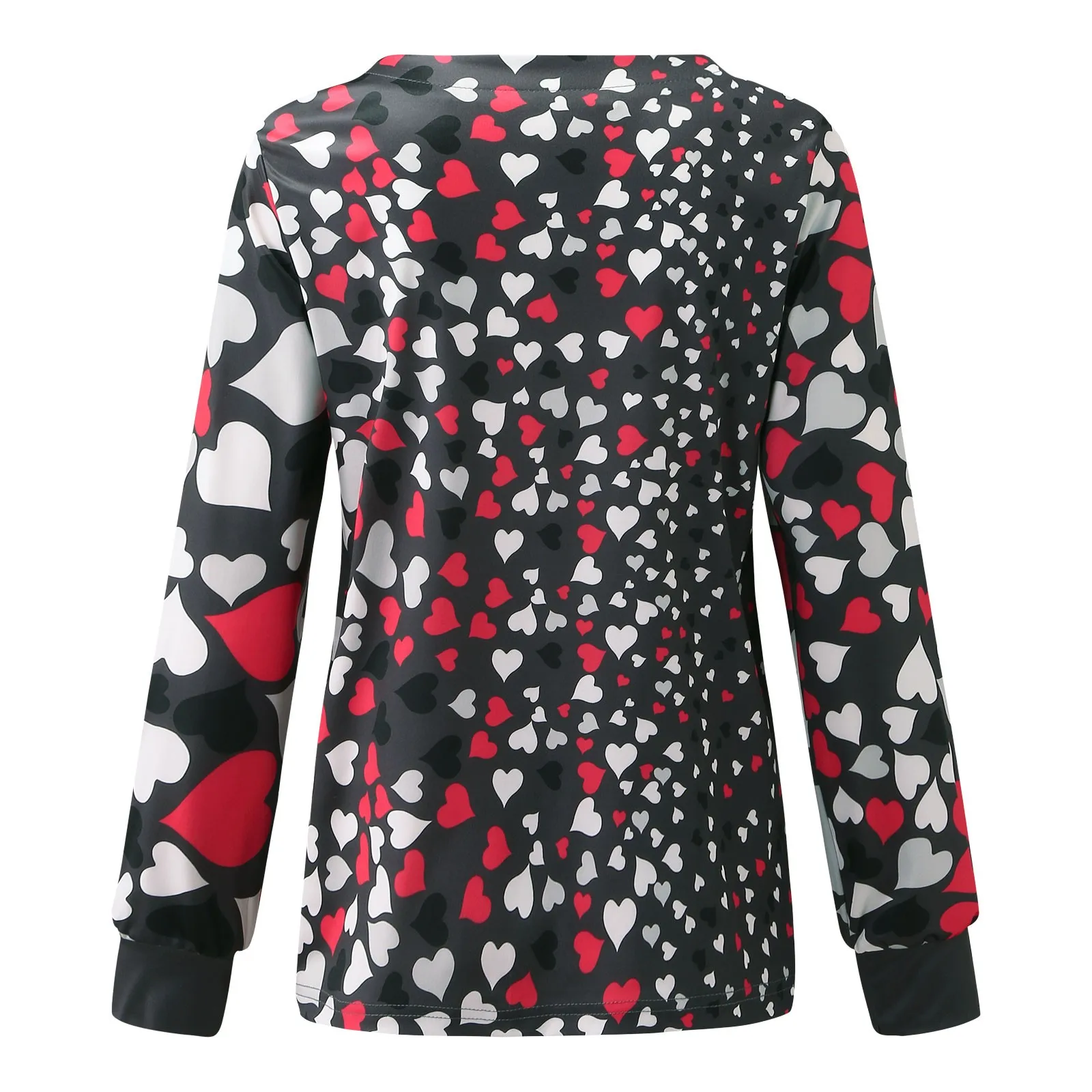 Plus Size Women Medical Unifroms Women Scrubs Long Sleeve Animals Pattern Autumn Nursing Working Uniform Blouse Workwear Scrubs