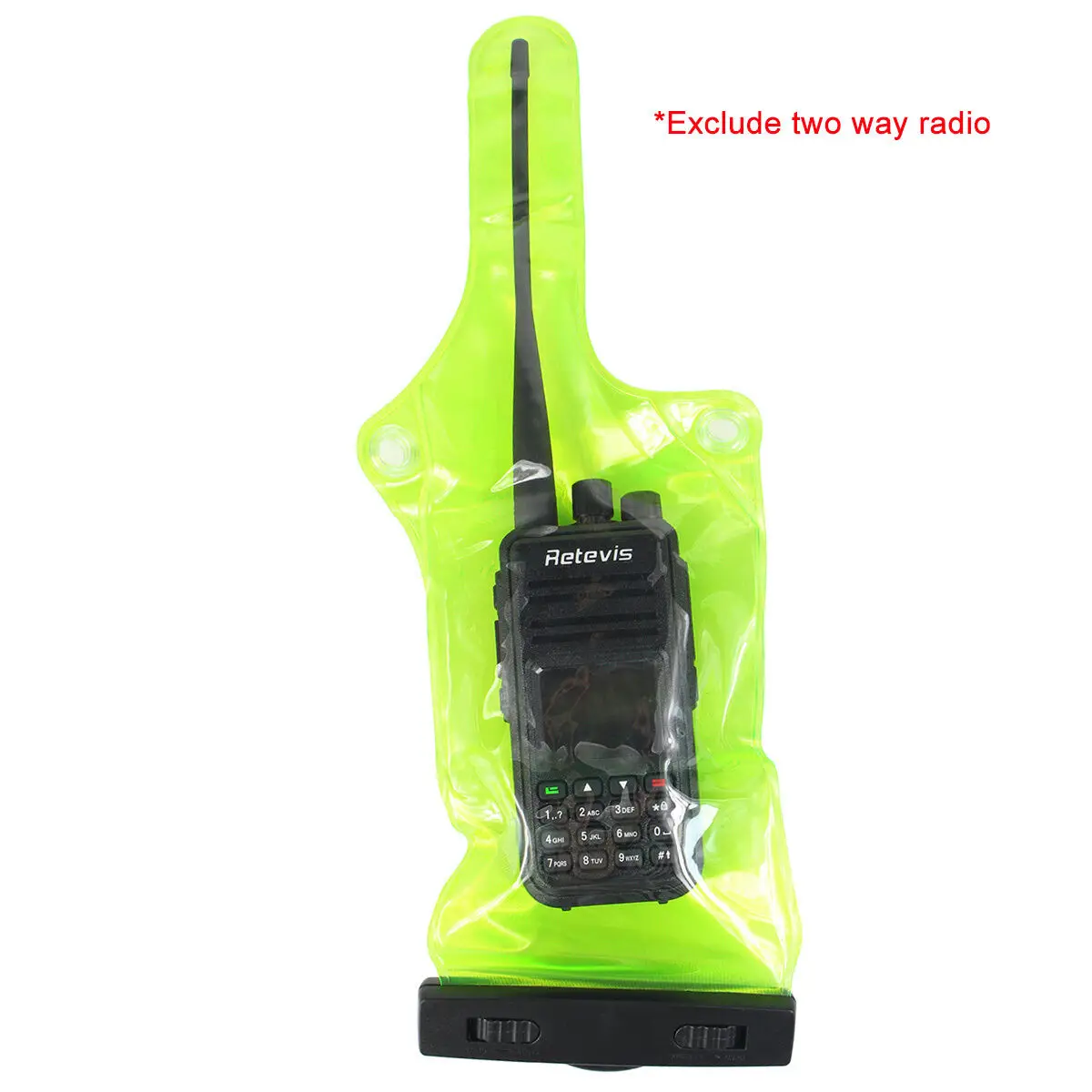 Водонепроницаемый Зеленый Радио Сумка Набор Чехол протектор для Walkie Talkie 36X11 см бренд и высокое качество