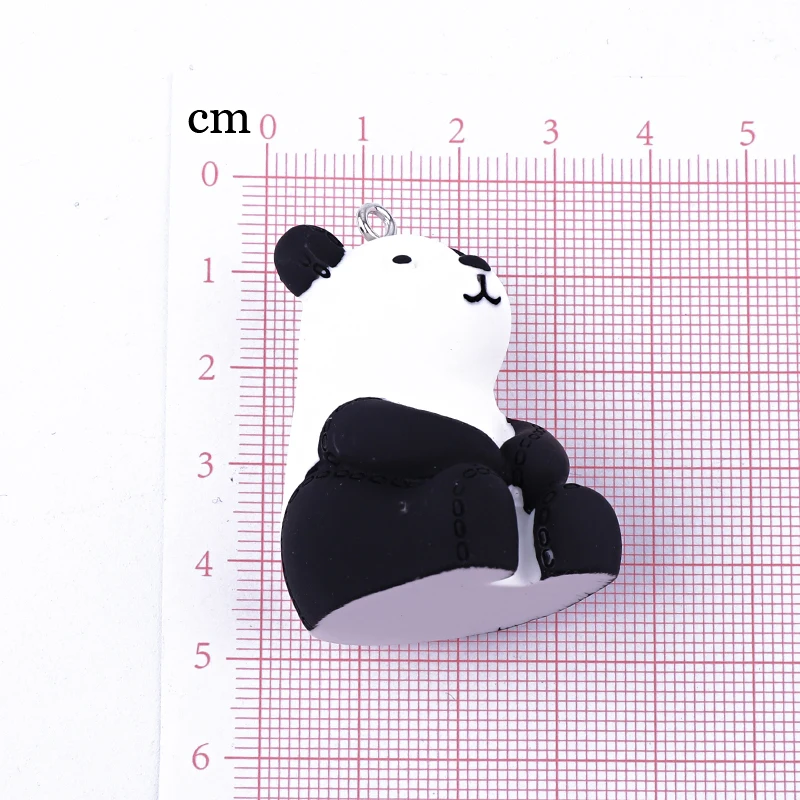 2 шт динозавр Панда Кролик Смола амулеты брелок ювелирных изделий Diy 3D ремесло животное автомобиль брелок ожерелье Подвески аксессуар