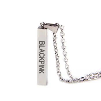 

kpop BLACKPINK new hip hop Stainless Necklace women Punk Gothic Choker Metal Chain Harajuku Adjustable Necklace Fashion Jewelry