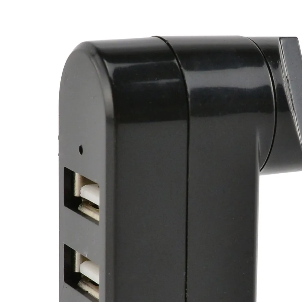 Вращающийся высокоскоростной usb-хаб с 3 портами 2,0 usb-разветвитель адаптер для ноутбуков/планшетных компьютеров, периферийных устройств высокого качества usb-хаб
