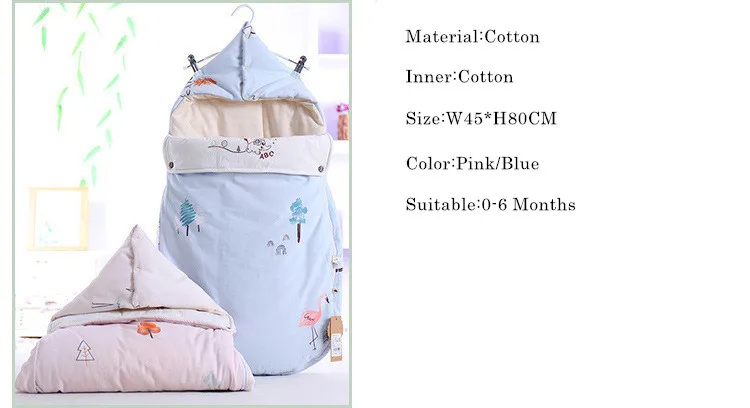 Спальный мешок для новорожденных; сезон весна-осень-зима; хлопковый спальный мешок с грибами; спальный мешок для малышей; спальный мешок; конверт