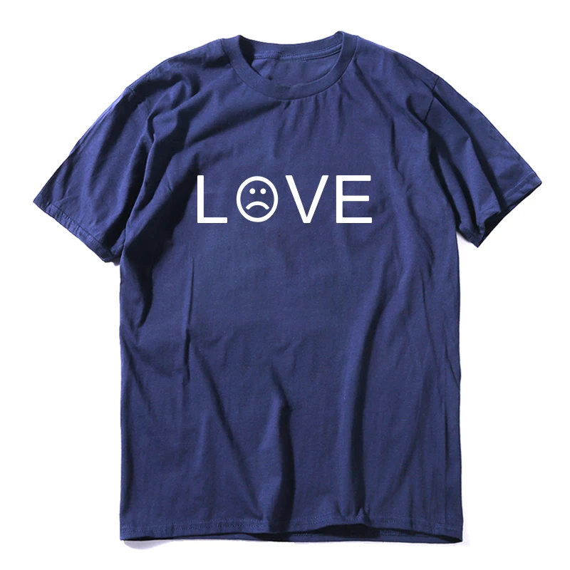 COOLMIND, хлопок, короткий рукав, ошибка, принт, забавная Мужская футболка, повседневная, свободная, Мужская футболка с круглым вырезом, летняя футболка, Мужская футболка - Цвет: FU0137A-NAV