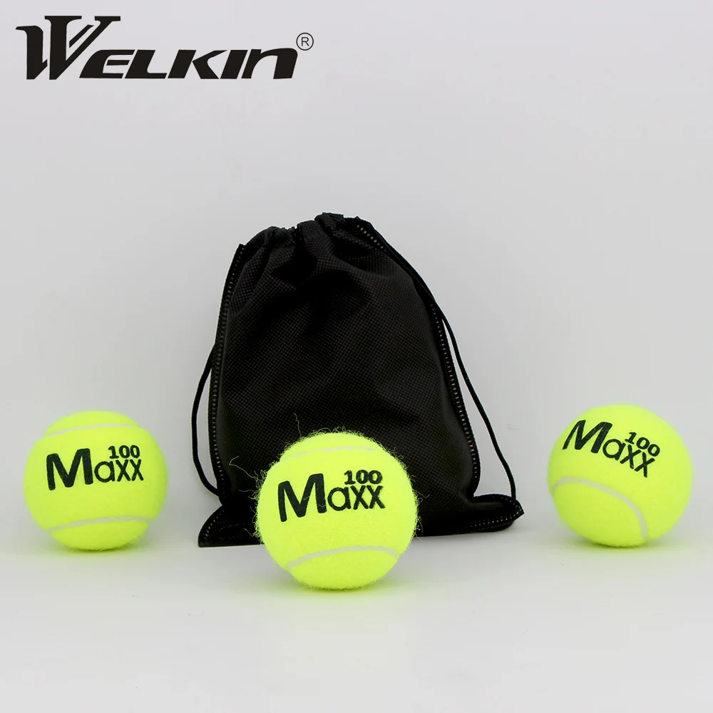 3pcs Professional Training Tennis Adult Youth Training Tennis Ball for Beginner Quality Rubber Suitable for Beginner School Club photo