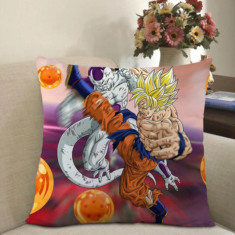 Японский аниме Dragon Ball Z домашний текстиль двусторонний квадратный бросок Наволочки