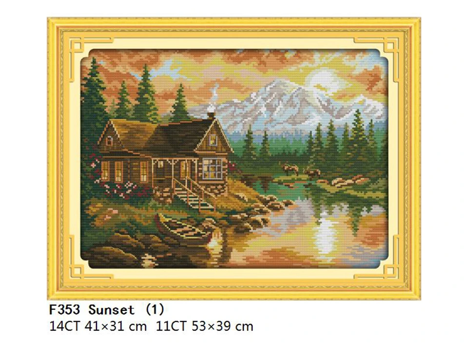 Joy Sunday Cross Stitch Kits Sale 11CT 14CT Embroidery Cross Stitch Kit for Needlework Cross Stitch Sets for Embroidery DIY Crafts (3)