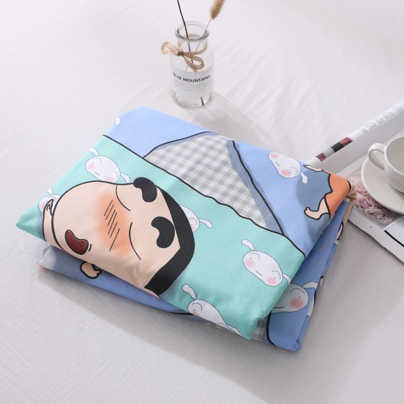 Пододеяльник с мультяшным карандашом Shin chan односпальный модный Удобный