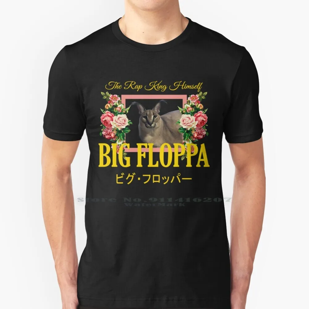 Camiseta con estampado de flores para 100%, Camisa de algodón puro para mujer, con estampado de flores