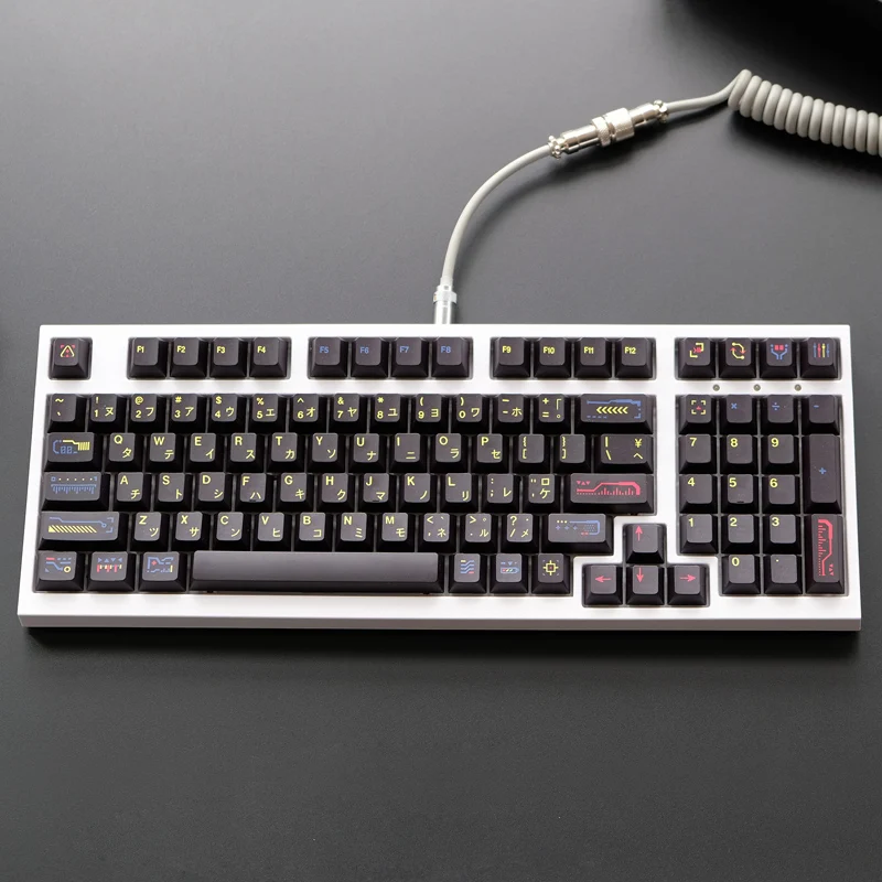 

GMK Awakening Keycaps 113 Keys PBT 5 Sides Dye Sublimation Mechanical Keyboard Key Cap Cherry Profile For GK61 GK64 MK GH