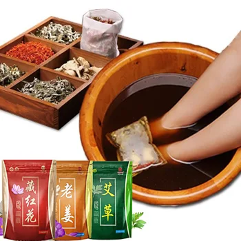 

Health Care Foot Bath Foot Bath Powder Saffron Ginger Moxa Foot Bath Powder Deodorizing Cold Removing Dampness Foot Bath Care