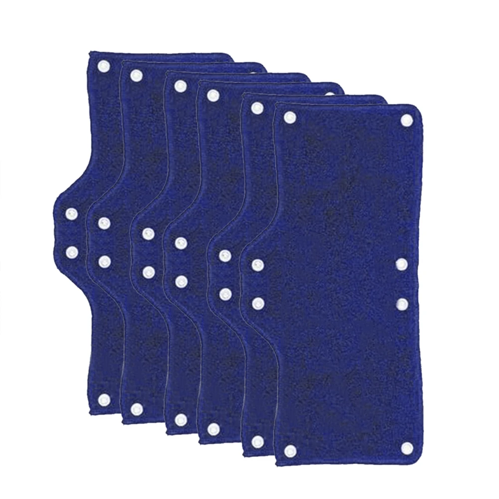 

6pcs Accessories Comfort Hard Hat Replacment Safety Soft Helmet Worker Snap-On Type Summer Tool Work Place Outdoor Sweat Band