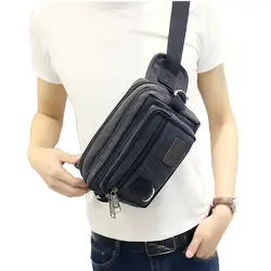 Новый стиль стиральный Холст поясная сумка для путешествий для мужчин и женщин большой размер бумажник большое количество