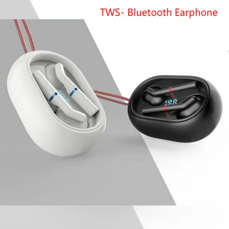 2020 год Bluetooth гарнитура TWS Цифровая беспроводная в ухо спортивные наушники стерео