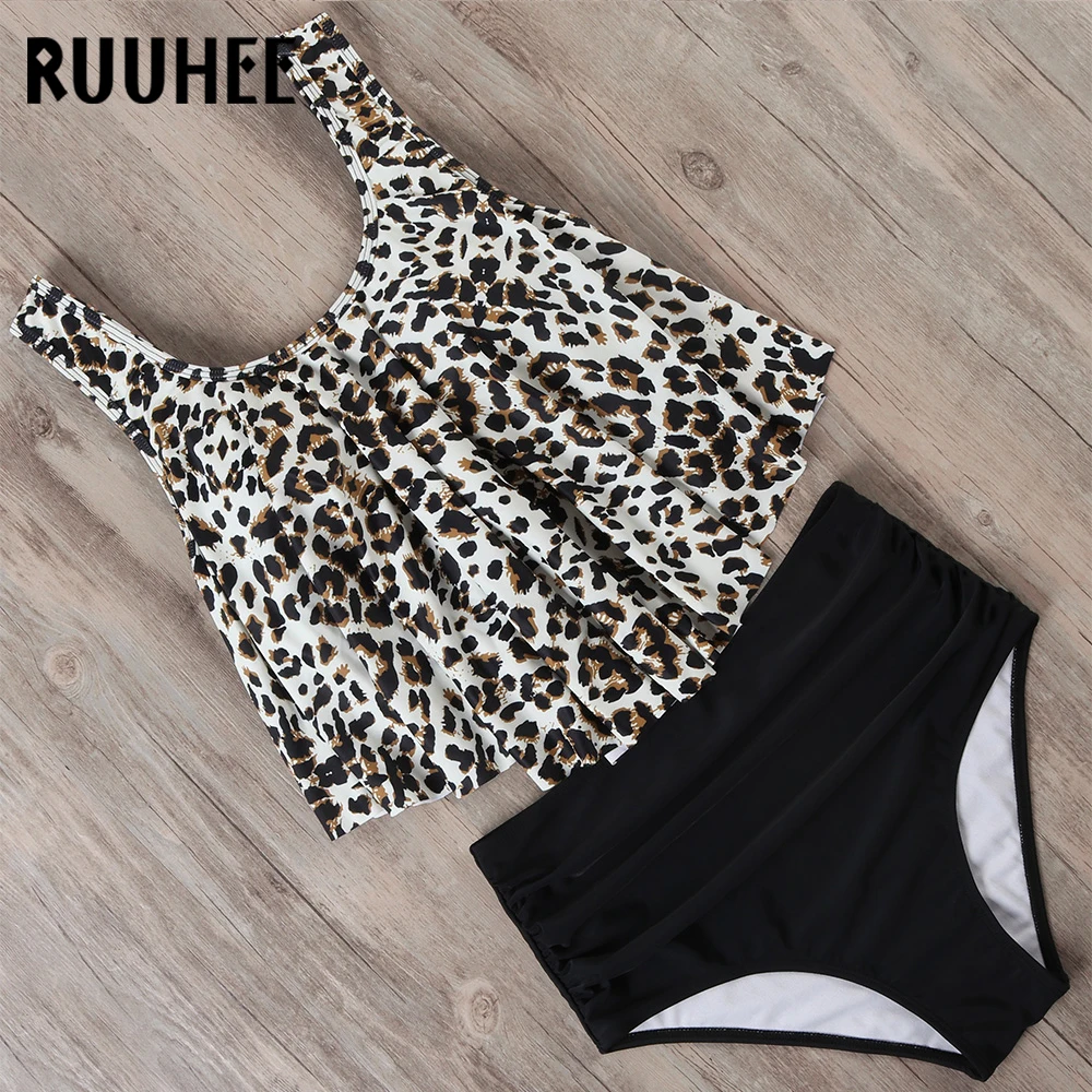 RUUHEE Plus Size Bikini 2020 Swimsuit Swimwear Women High Waist Tankini Bikini Set Push Up Bathing Suit Women Beachwear Swimwear RUUHEE Plus Size Bikini 2020 Swimsuit Swimwear Women High Waist Tankini Bikini Set Push Up Bathing Suit Women Beachwear Swimwear