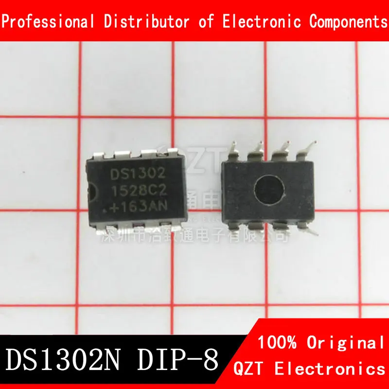 10PCS DS1302N DIP8 DS1302 DIP DIP-8 Trickle Charge Timekeeping Chip new and Original 10pcs lot dk112 112 dip8 12w ac dc switching supply control chip dk new original in stock