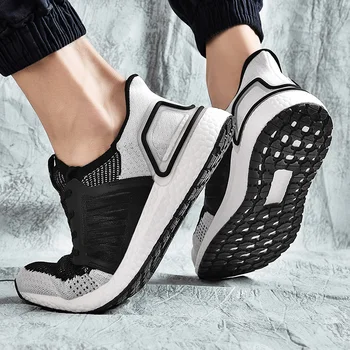 

CHANGTU Breathable Mesh Sneakers Men Shoes Lace-up Men Casual Shoes Light Comfortable Walking Sneakers Flat Male Footwear